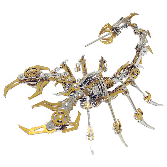 Puzzle metalic 3D HAWIRE DJD-009 Scorpion 420 piese, Gold 